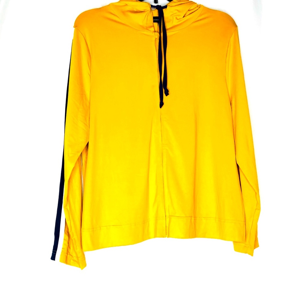 2PC Set Striped Trim Hooded Top and Legging.